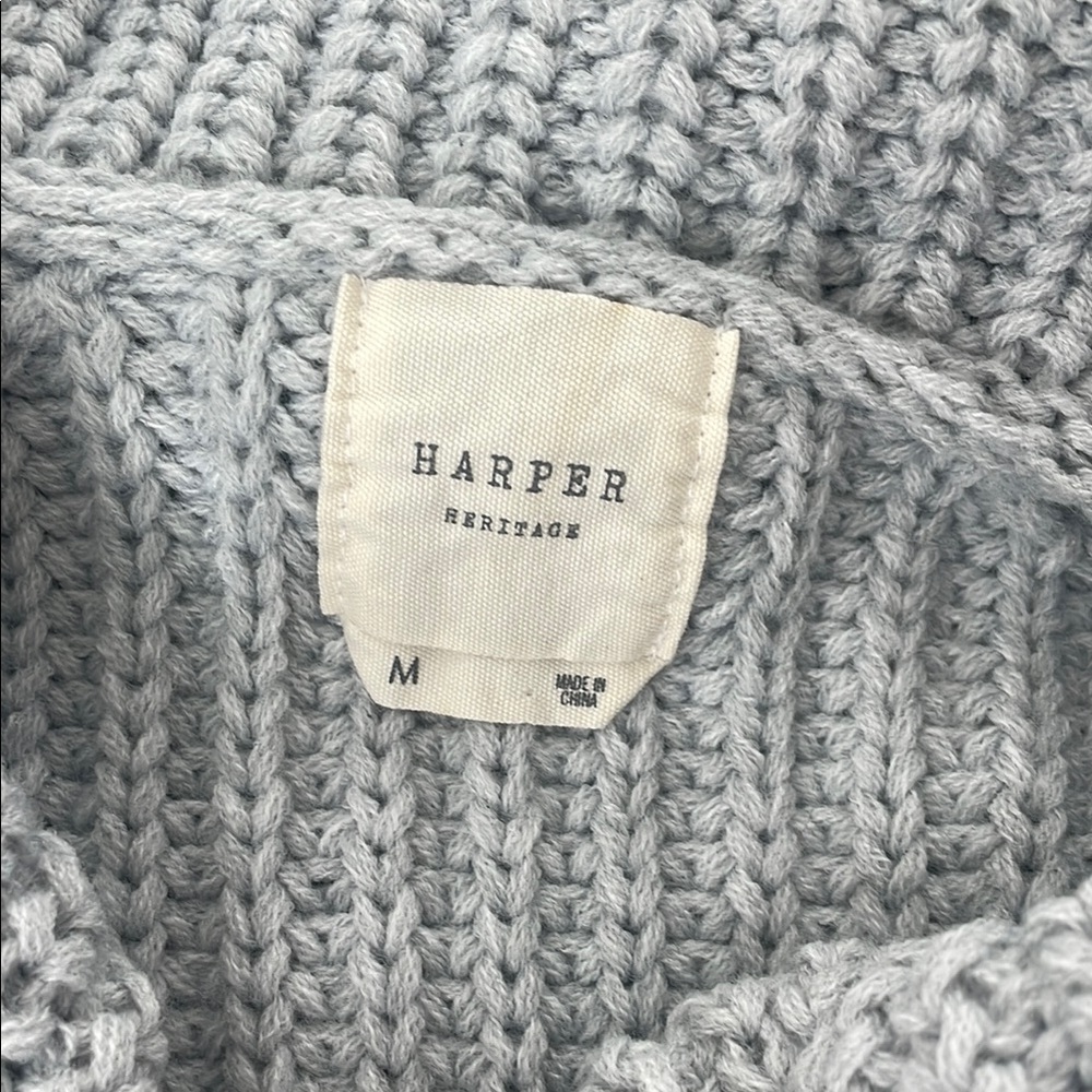Cozy Red and Gray Turtleneck Sweaters - Picture 3 of 3